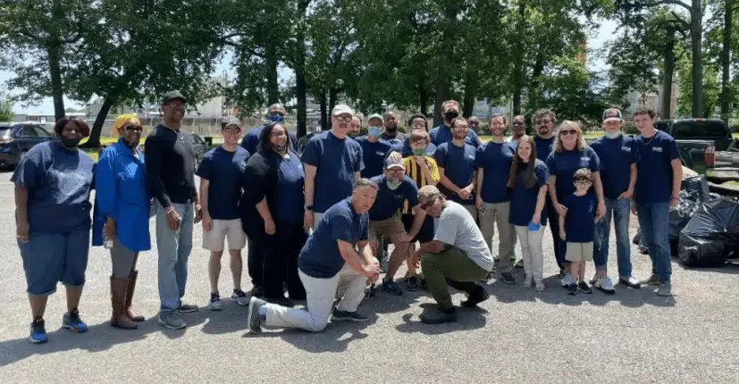 NST Law staff at a community event
