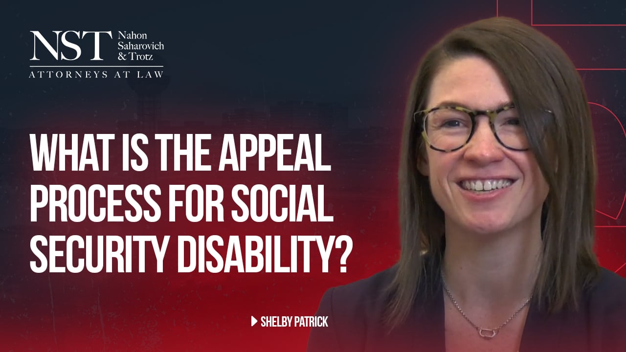APPEAL PROCESS FOR SOCIAL SECURITY DISABILITY