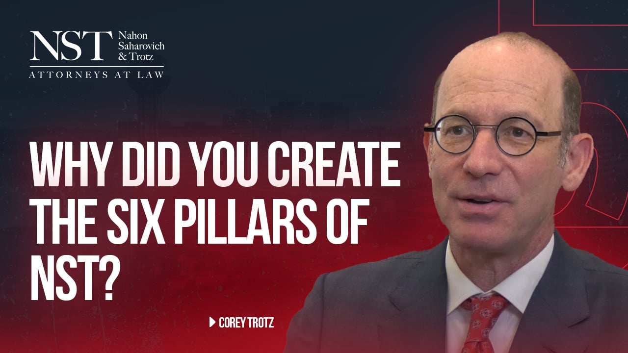 WHY DID YOU CREATE THE SIX PILLARS OF NST