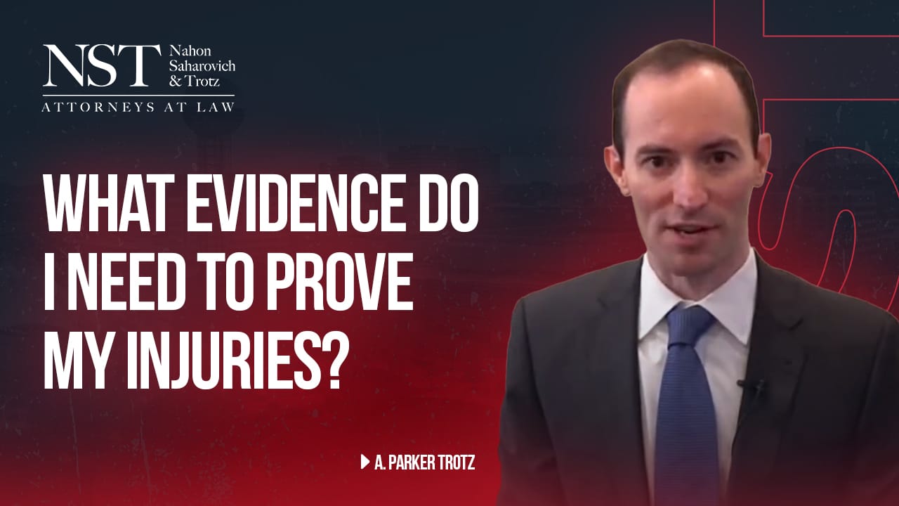 evidence do i need to prove my injuries