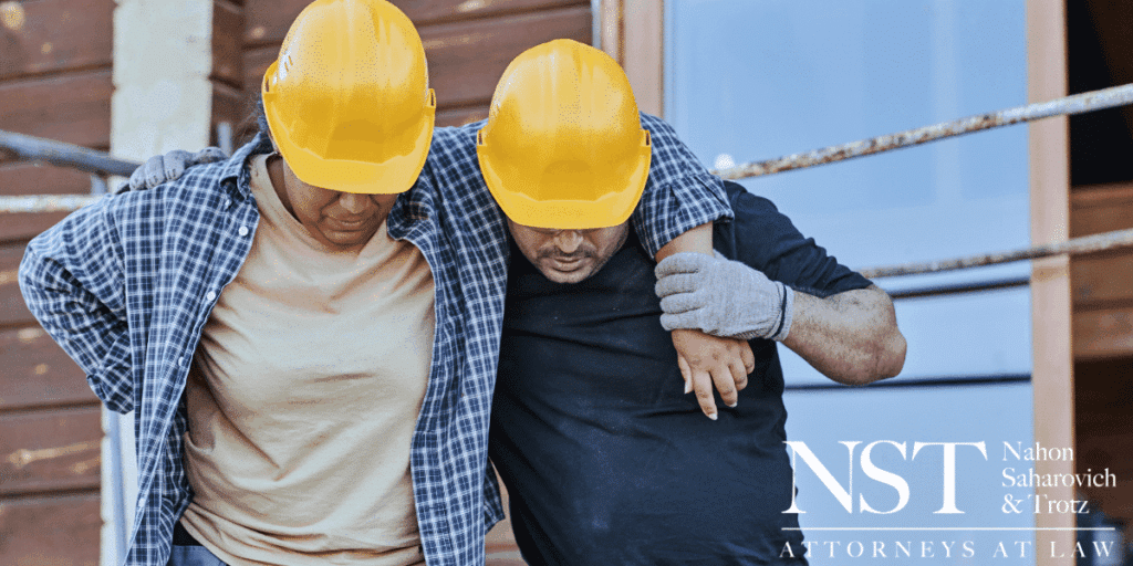 injured construction worker