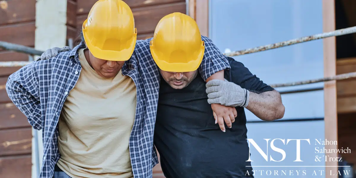 injured construction worker
