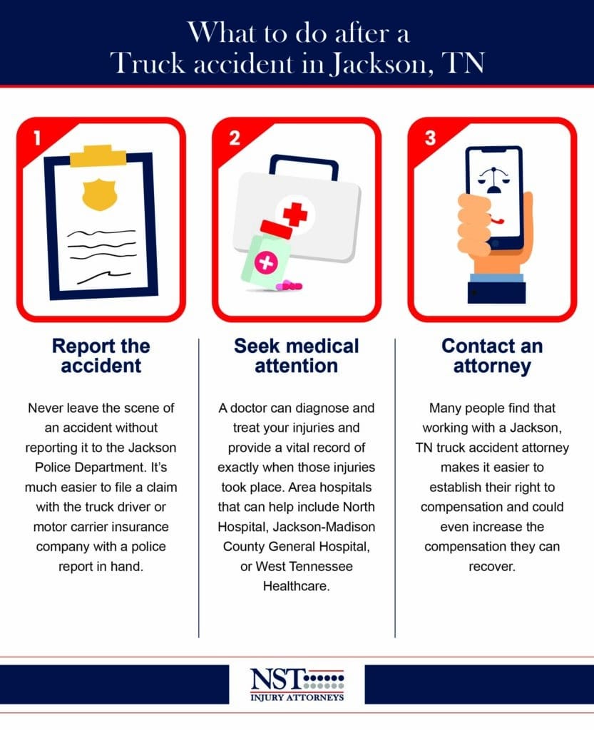 What To Do After a Truck Accident in Jackson