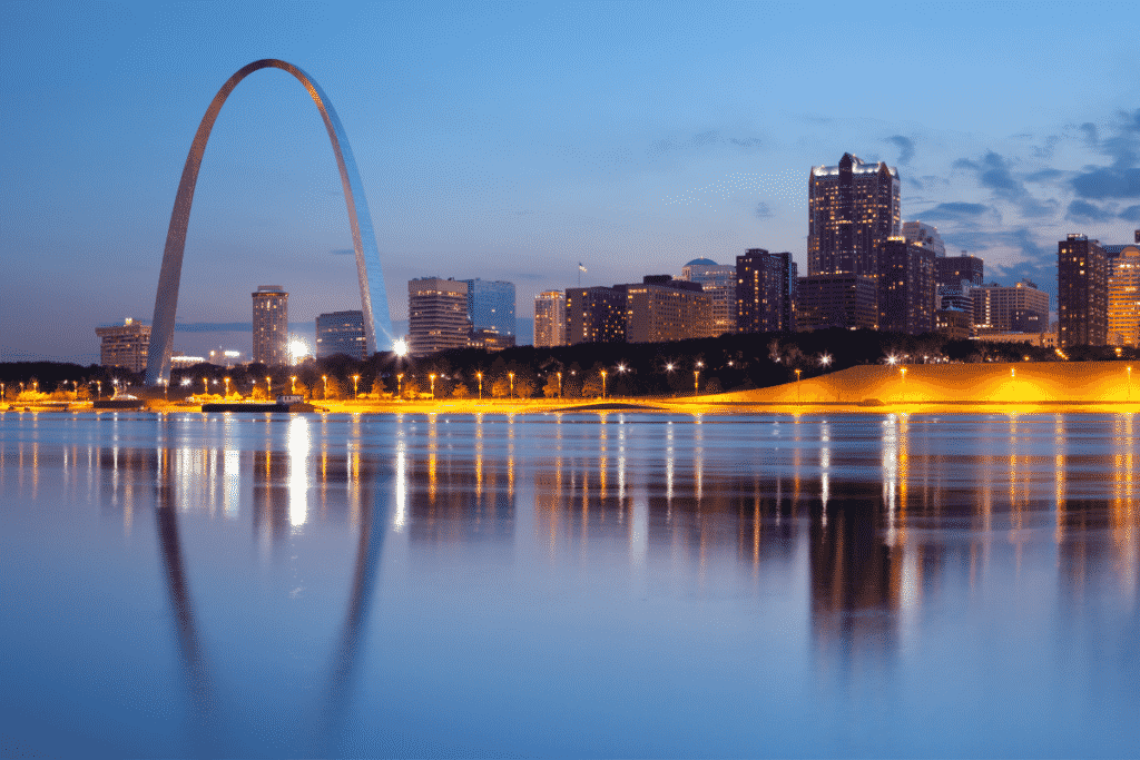 City of St. Louis skyline