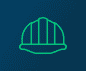 A sketched hardhat-icon