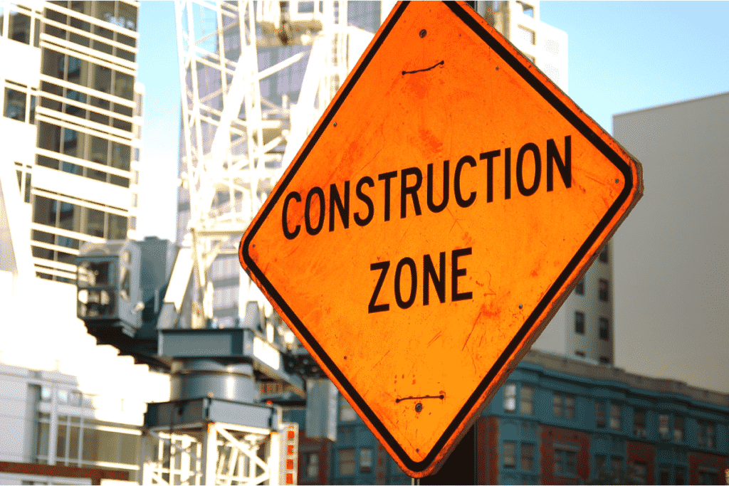 Construction Zone sign
