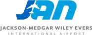 Jackson–Medgar Wiley Evers International Airport in Mississippi logo