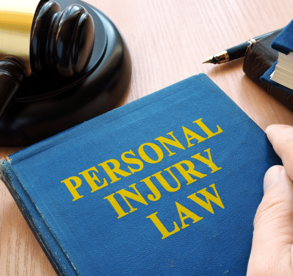 A personal injury law book