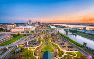 Memphis city landscape