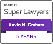 Super Lawyers 5 Years Badge for Kevin N. Graham